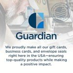 Guardian Gift Card Sleeves, Pack of 500 Blank Key Card Sleeves - Use as Credit Card Holder or Hotel Key Card Envelopes, 2 ⅜ Inches x 3 ½ Inches, White