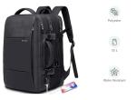 BANGE 35L Travel Backpacks,Weekender Expandable Carry-On Backpack for Airplanes, Waterproof 17.3 inch Laptop Backpack for Men and Women