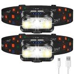 Rechargeable 1200 Lumen Motion Sensor Headlamp Set
