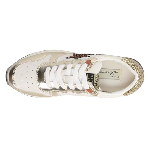 Rock Glitter Slip On Sneakers - Beige - Size 6.5M