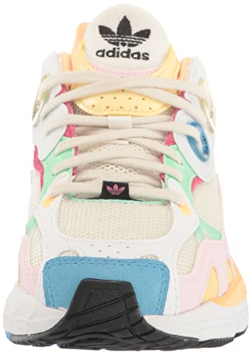 adidas Women's Astir Sneaker - Off White/Pulse Mint/Clear Pink