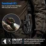 High Lumen Tactical Flashlight with Holster