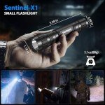 High Lumen Tactical Flashlight with Holster