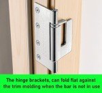 Doorricade Door Security Bar for Inward Opening Doors