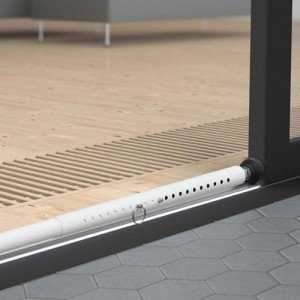 Adjustable Sliding Door Security Bar, 17-50 Inch