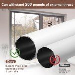 Adjustable Sliding Door Security Bar, 17-50 Inch