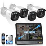 5MP Full HD Wired Outdoor Security Camera System