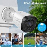 5MP Full HD Wired Outdoor Security Camera System