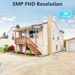 5MP Full HD Wired Outdoor Security Camera System