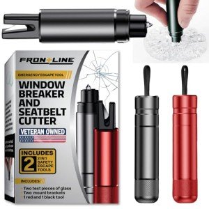 Window Breaker & Seatbelt Cutter Safety Tool Set