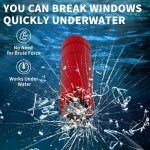 Window Breaker & Seatbelt Cutter Safety Tool Set