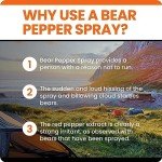 Bear Pepper Spray Deterrent with Griz Guard Holster