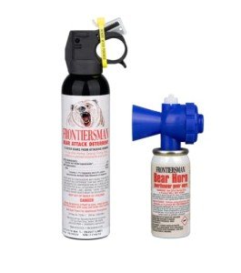 SABRE Frontiersman Bear Spray with Horn – 9.2 oz