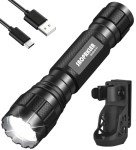 High Lumen Tactical Flashlight with Holster