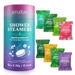 Aromatherapy Shower Steamers - 8 Pack of Relaxing Scents