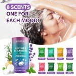 Aromatherapy Shower Steamers - 8 Pack of Relaxing Scents