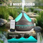 500ML Aromatherapy Oil Diffuser with 8 Essential Oils