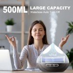 500ML Aromatherapy Oil Diffuser with 8 Essential Oils