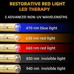 UTK Red Light Therapy Device with 5 Wavelengths