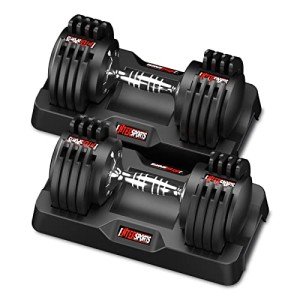 Adjustable Dumbbell Set - 12kg x 2 for Home Fitness