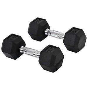 Hex Dumbbell Set for Home Gym (2 x 6kg)