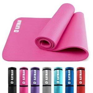 KAYMAN Non-Slip Yoga Mat - Eco-Friendly Pink