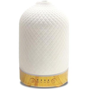 Ceramic Essential Oil Diffuser with LED Lights