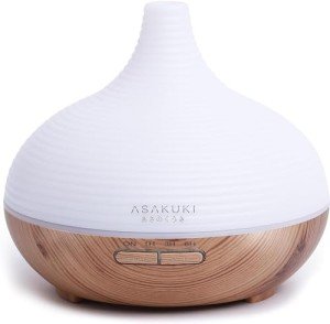 ASAKUKI 300ml Essential Oil Diffuser with Timer