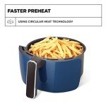 Crux 3.7QT Manual Air Fryer with Non-Stick Pan
