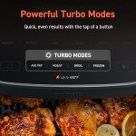 6-Qt Non-Stick Air Fryer with 9 Functions