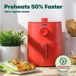 BELLA 3 Qt Manual Air Fryer, 5-in-1 Multicooker