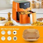 150pcs Square Air Fryer Liners, 8.7" Disposable