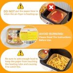 150pcs Square Air Fryer Liners, 8.7" Disposable