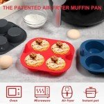 Silicone Air Fryer Muffin Pan Set - 3PCS
