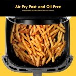 MIRASTON 8.5QT Air Fryer with Unique Knob Design