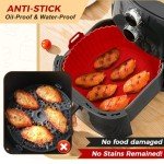 Buauty 3-Pack Reusable Air Fryer Silicone Liners