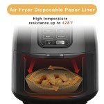 50 Disposable Parchment Paper Sheets for Ninja Air Fryers