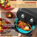 Buauty 3-Pack Reusable Air Fryer Silicone Liners