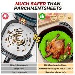 Buauty 3-Pack Reusable Air Fryer Silicone Liners