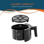 Elite Gourmet 1.1 Qt Compact Air Fryer