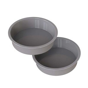 KEYFIVE Set of 2 Silicone 7-Inch Cake Pans