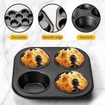 Yomvzake Nonstick Air Fryer Muffin Pan Set