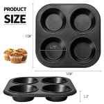 Yomvzake Nonstick Air Fryer Muffin Pan Set
