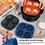 Silicone Air Fryer Muffin Pan Set - 3PCS