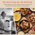 Uten 5.8QT Electric Air Fryer with Timer