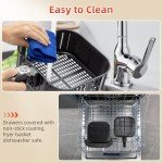Uten 5.8QT Electric Air Fryer with Timer