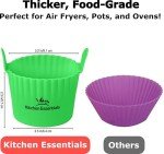 Silicone Air Fryer Ramekins - Nonstick Bakeware Set