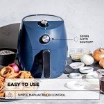 Crux 3.7QT Manual Air Fryer with Non-Stick Pan