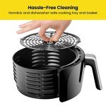 CHEFMAN 2 Qt Compact Nonstick Air Fryer