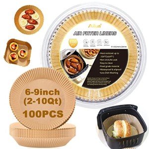 100PCS Non-Stick Air Fryer Disposable Paper Liners